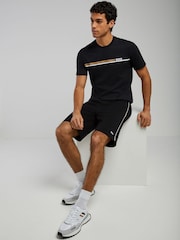 ブラック - BOSS ユニークロゴ入り ショートパンツ - 画像 2 / 4