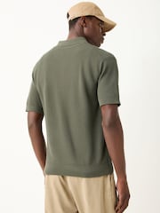 BOSS Green Kocello Regular Fit Trophy Collar Polo Shirt - Image 3 of 5