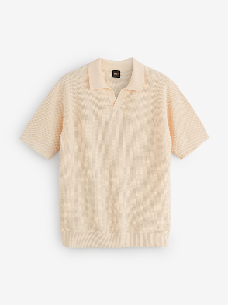BOSS Orange Kocello Regular Fit Trophy Collar Polo Shirt - Image 1 of 1 BOSS Orange Kocello Regular Fit Trophy Collar Polo Shirt - Image 1 of 1