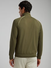 BOSS Green Regular Fit Logo Zip Through Sweat Top - Image 3 of 5
