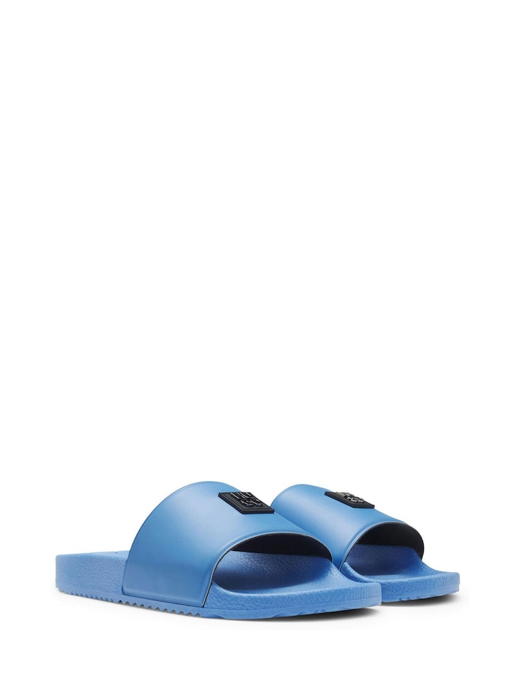 HUGO Blue Timein Logo Sandals - Image 2 of 2 HUGO Blue Timein Logo Sandals - Image 2 of 2
