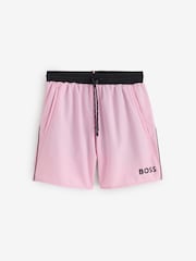 Rosa - Shorts de baño de secado rápido estrella de mar de BOSS - Imagen 1 de 1