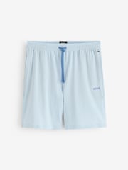 BOSS Blue Regular Fit Logo Stretch Shorts - Image 1 of 1
