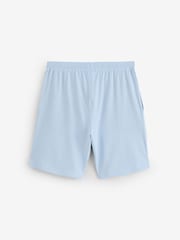 BOSS Blue Regular Fit Logo Stretch Shorts - Image 3 of 3