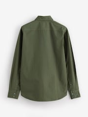 BOSS Olive Green Relegant Regular-Fit Shirt - Image 5 of 5