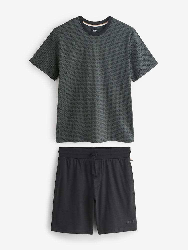 BOSS Black Logo Boxed Pyjamas - Image 1 of 3