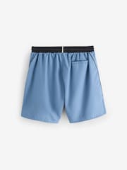 BOSS Light Blue Starfish Quick Dry Swim Shorts - Image 5 of 7