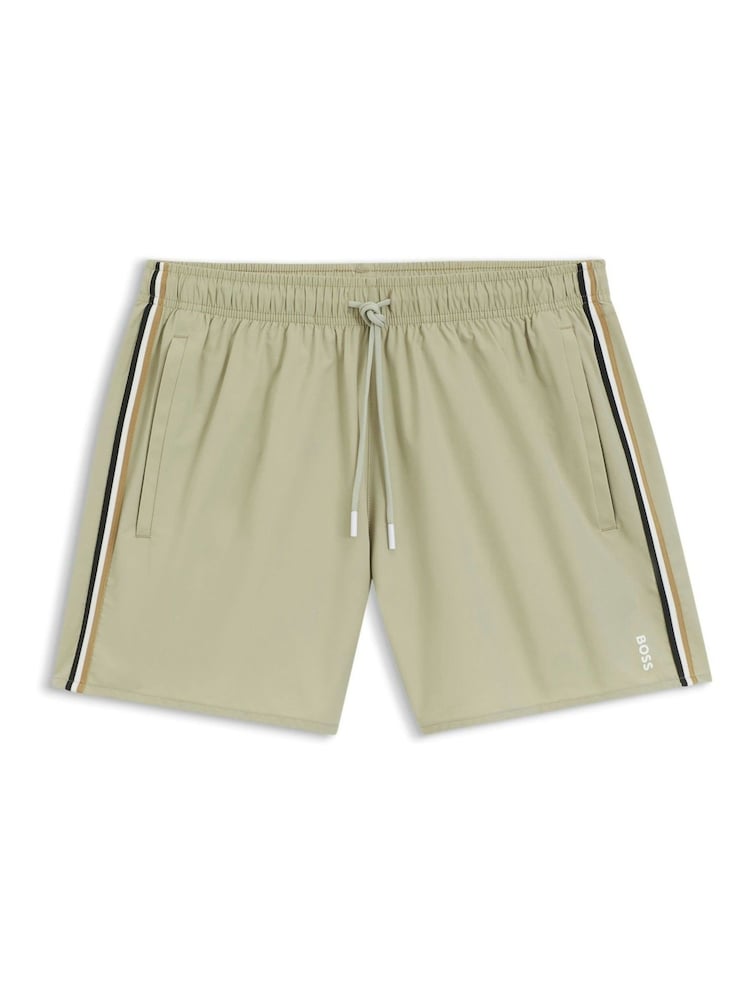 BOSS Natural Vibe Printed Swim Shorts - Image 1 of 1 BOSS Natural Vibe Printed Swim Shorts - Image 1 of 1