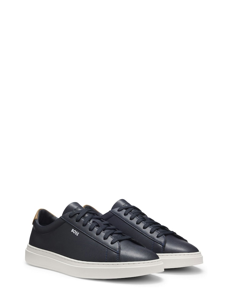 BOSS Blue Kieran Logo Trainers - Image 1 of 2