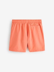 Orange - HUGO Paolo Badeshorts mit gestapeltem Logo - Bild 5 von 5