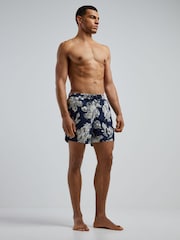 BOSS Blue Discus Printed Swim Shorts - Image 1 of 5