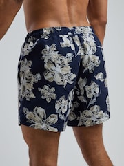 BOSS Blue Discus Printed Swim Shorts - Image 3 of 5