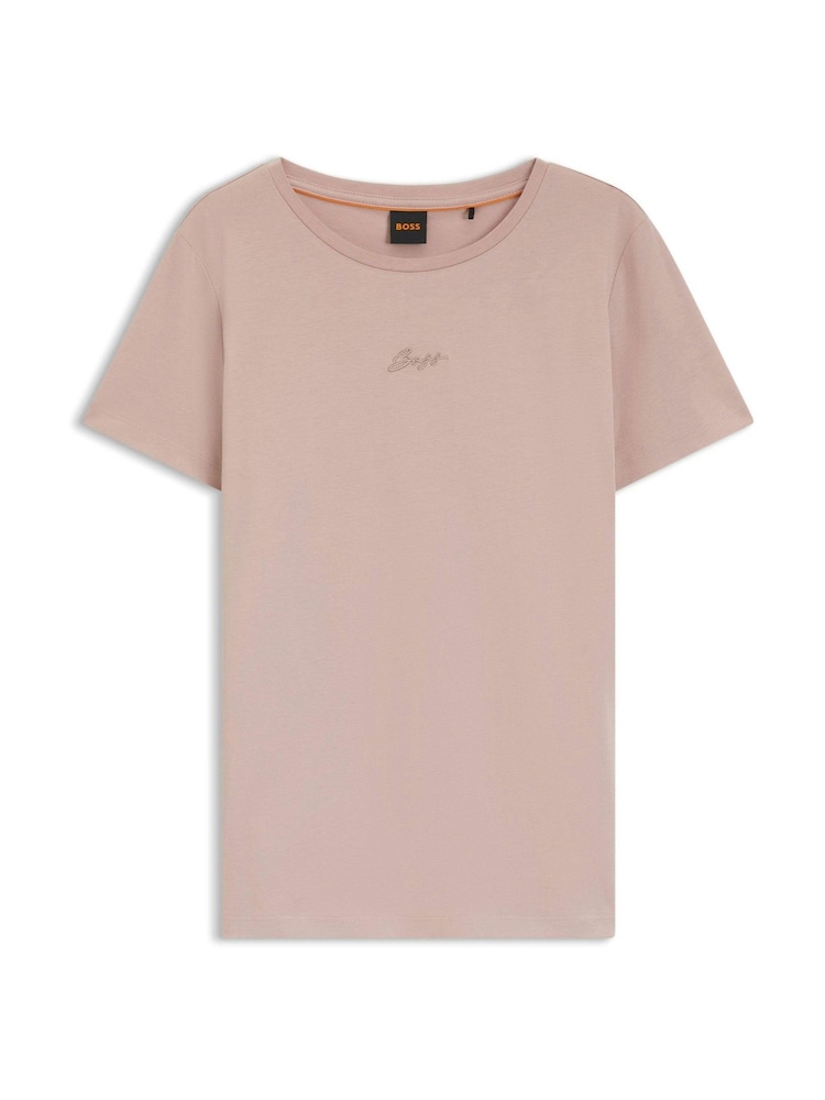 BOSS Pink Elove Regular Fit T-Shirt - Image 2 of 2