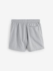 Grau - HUGO Paolo Badeshorts mit gestapeltem Logo - Bild 5 von 5
