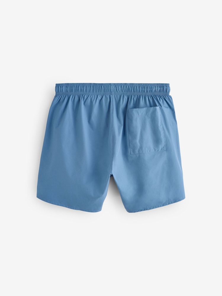 BOSS Steel Blue Iconic Side Stripe Logo Swim Shorts - Image 5 of 5 BOSS Steel Blue Iconic Side Stripe Logo Swim Shorts - Image 5 of 5