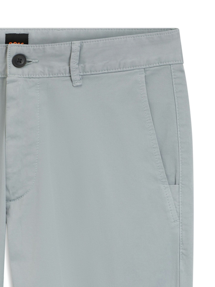 Gris - Pantalones chinos ajustados BOSS - Imagen 2 de 2