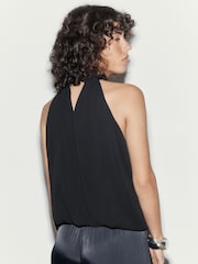 Black Halter Neck Bodysuit - Image 4 of 9
