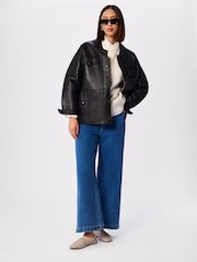 Whistles Blue Stretch Full Length Jeans - Image 1 of 4