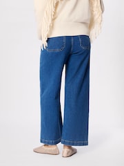 Whistles Blue Stretch Full Length Jeans - Image 2 of 4