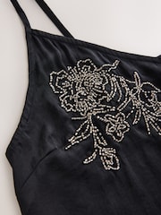 Black Sequin Embellished Cami Top - Image 6 of 7