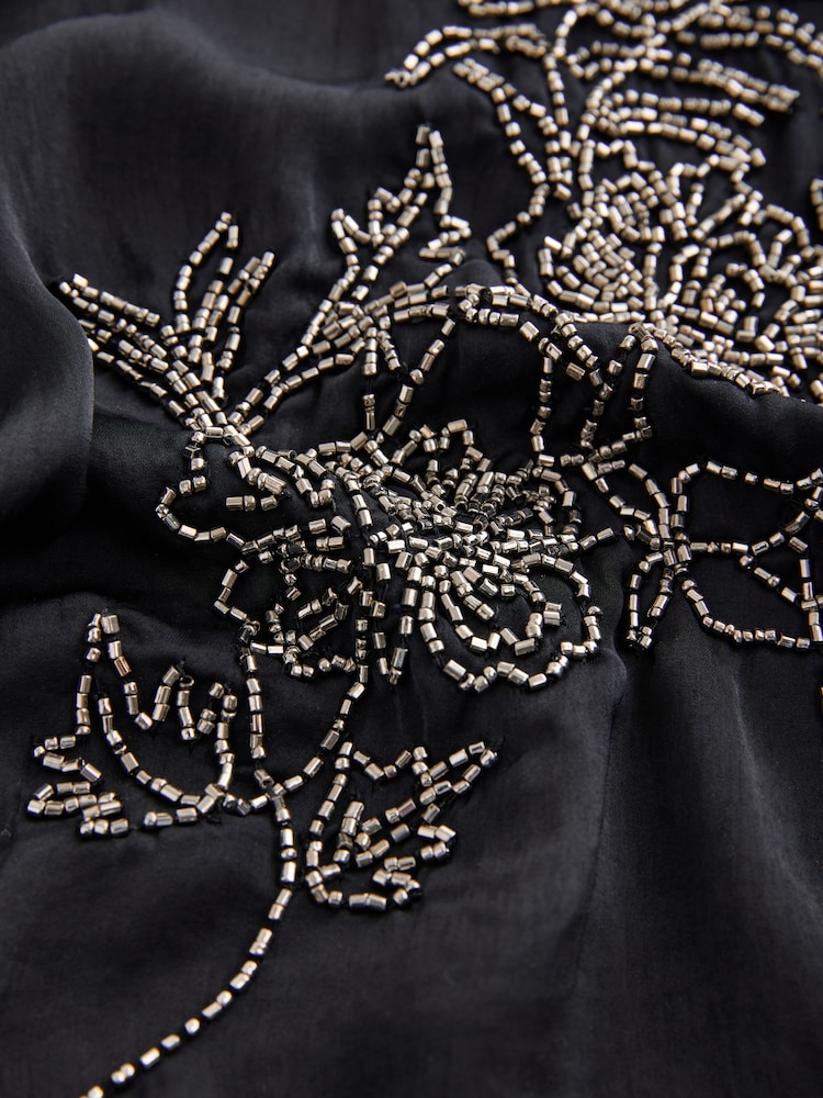 Black Sequin Embellished Cami Top - Image 7 of 7 Black Sequin Embellished Cami Top - Image 7 of 7