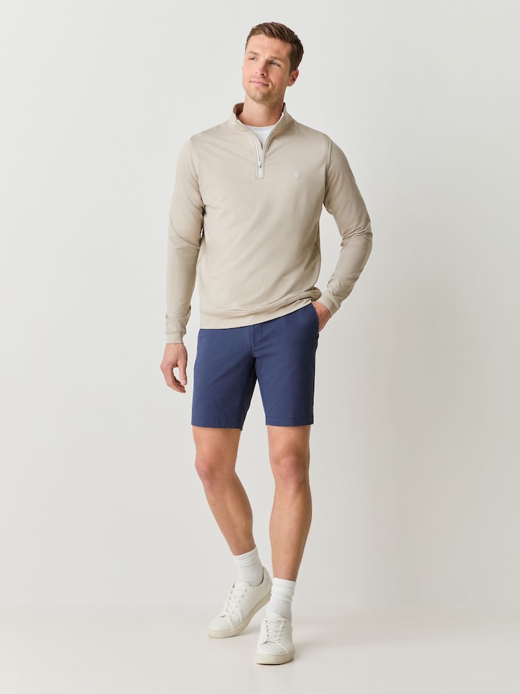 Peter Millar Perth Melange Performance Quarter-Zip Shirt - Bilde 2 av 5