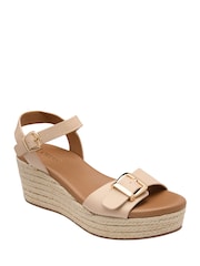 Lotus Nude Wedge Espadrille Sandals - Image 1 of 4