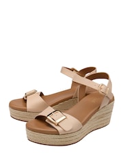 Lotus Nude Wedge Espadrille Sandals - Image 2 of 4