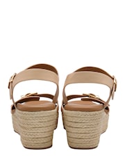 Lotus Nude Wedge Espadrille Sandals - Image 3 of 4