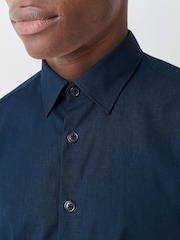 HUGO Navy Blue Kenno Regular Fit Shirt - Image 3 of 4