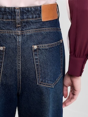 French Connection Blue Dallas Denim Balloon Leg Jeans - Image 4 of 6