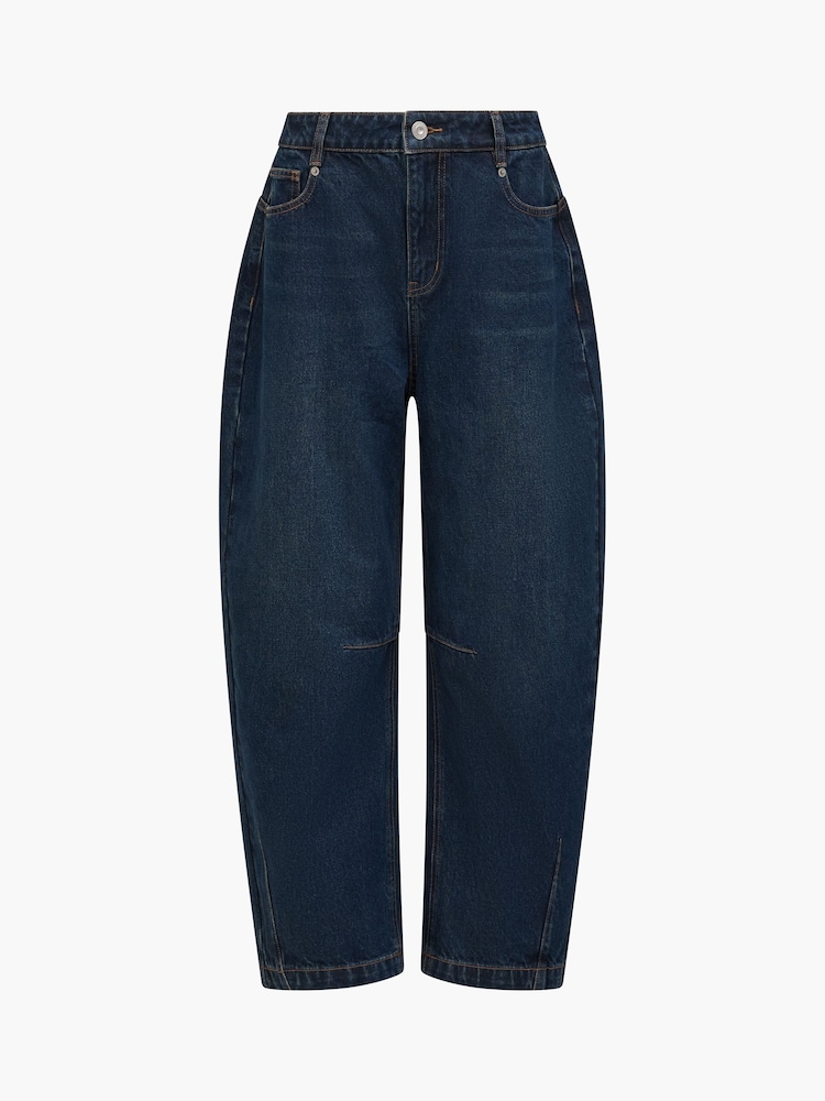 French Connection Blue Dallas Denim Balloon Leg Jeans - Image 6 of 6 French Connection Blue Dallas Denim Balloon Leg Jeans - Image 6 of 6