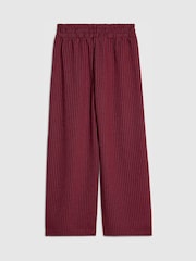 River Island Brown Pinstripe Wide Leg Trousers - Image 2 of 4