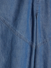 River Island Blue Denim Cargo Trousers with Keyring - Image 4 of 4