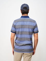 Crew Clothing Blue Oxford Stripe Polo Shirt - Image 2 of 4