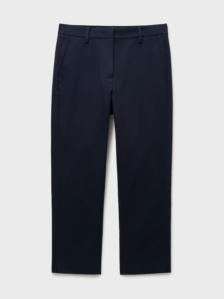Crew Clothing Navy Smart Cropped Chinos - Image 5 of 5