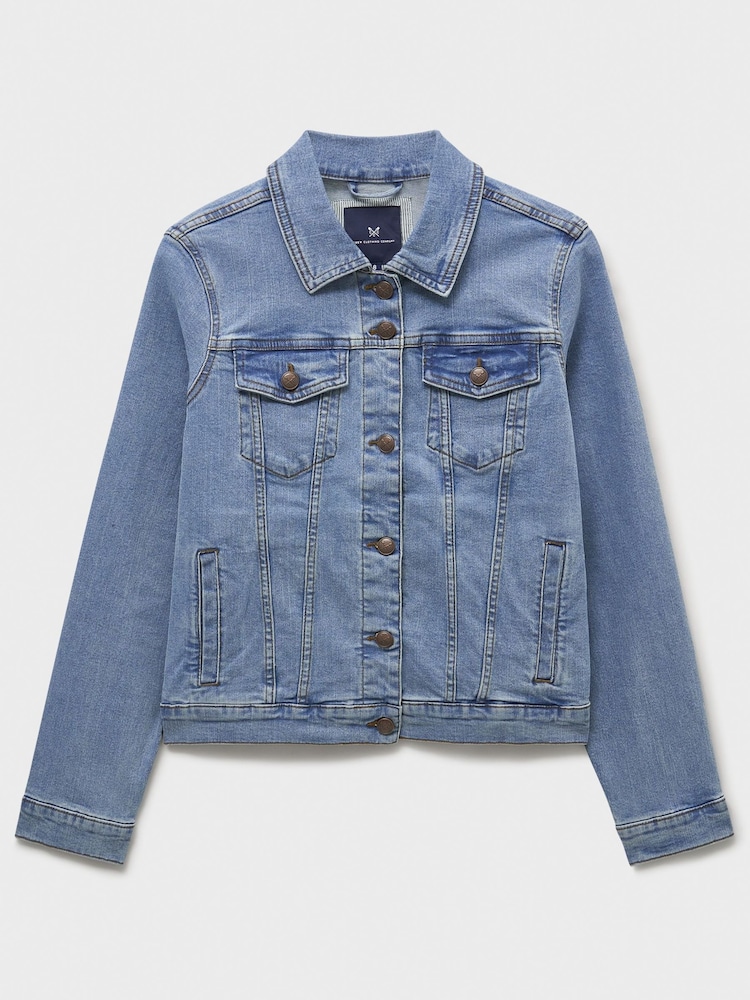 Crew Clothing Blue Denim Western Jacket - Image 4 of 4