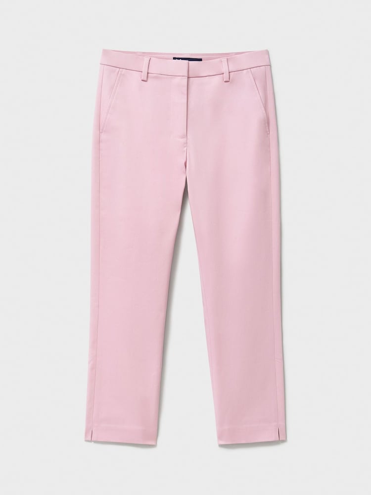 Crew Clothing Pink Smart Cropped Chinos - Image 5 of 5