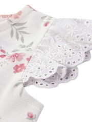 Puti - Huggies Cardigan Dress at Bloomers 3 Set ng Piraso - Larawan 8 ng 8