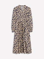 Boden Blue Naomi Long Sleeve Jersey Dress - Image 5 of 5