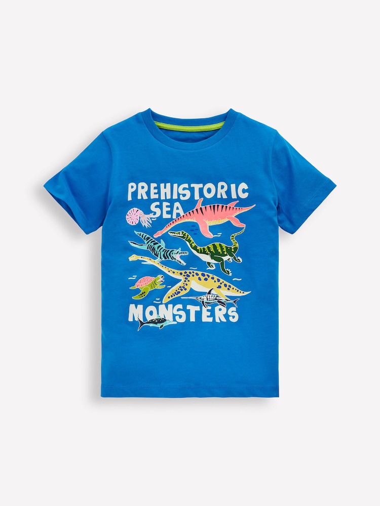 Boden Blue Glow-in-the-Dark T-Shirt - Image 1 of 3