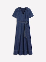 Boden V-Neck Denim Dress - Bild 5 von 5