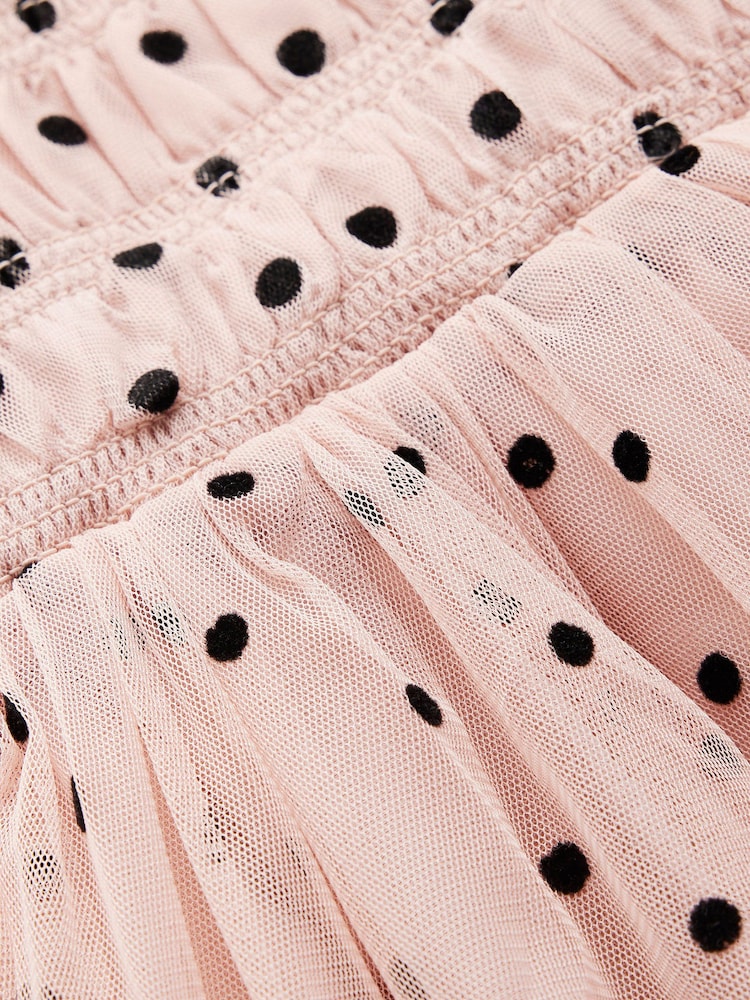 Boden Pink Tulle Bow Occasion Dress - Image 3 of 3 Boden Pink Tulle Bow Occasion Dress - Image 3 of 3