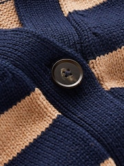 Boden Blue Lucy Relaxed Cotton Cardigan - Image 6 of 7