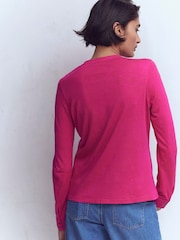 Boden Red Topstitched Pocket Shirt - Image 2 of 5