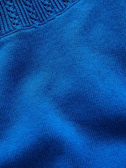 Boden Blue Emilia Cotton Crew Neck Jumper - Image 7 of 7