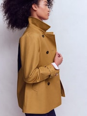 Boden Yellow Heart Swing Trench Coat - Image 5 of 7