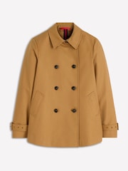 Boden Yellow Heart Swing Trench Coat - Image 7 of 7