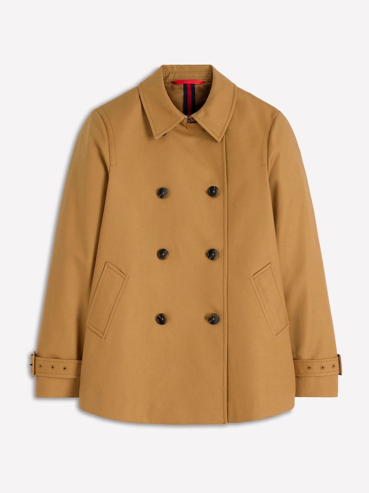 Boden Yellow Heart Swing Trench Coat - Image 7 of 7 Boden Yellow Heart Swing Trench Coat - Image 7 of 7