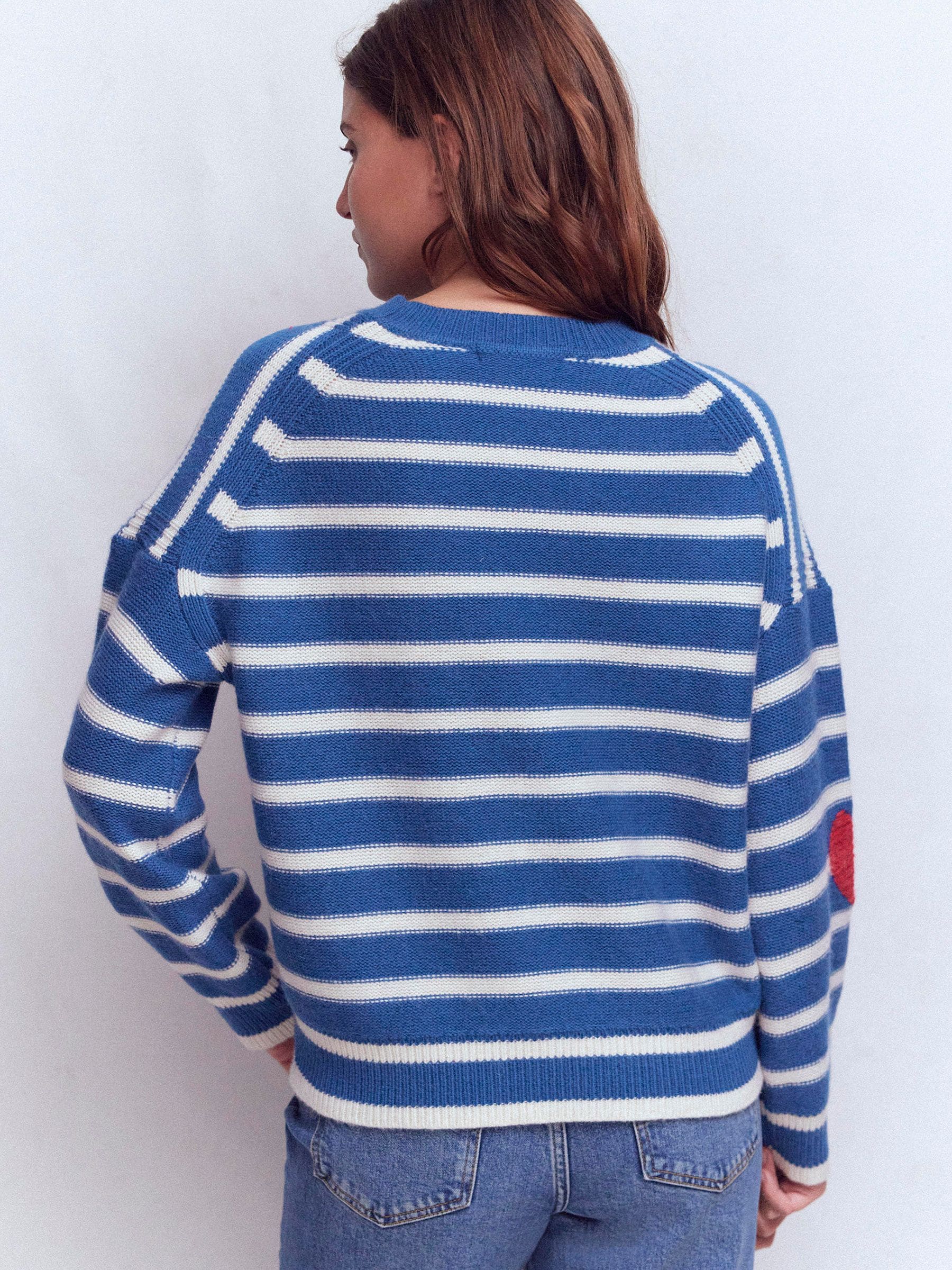 Buy Boden Blue Isa Embroidered Jumper from Next USA
